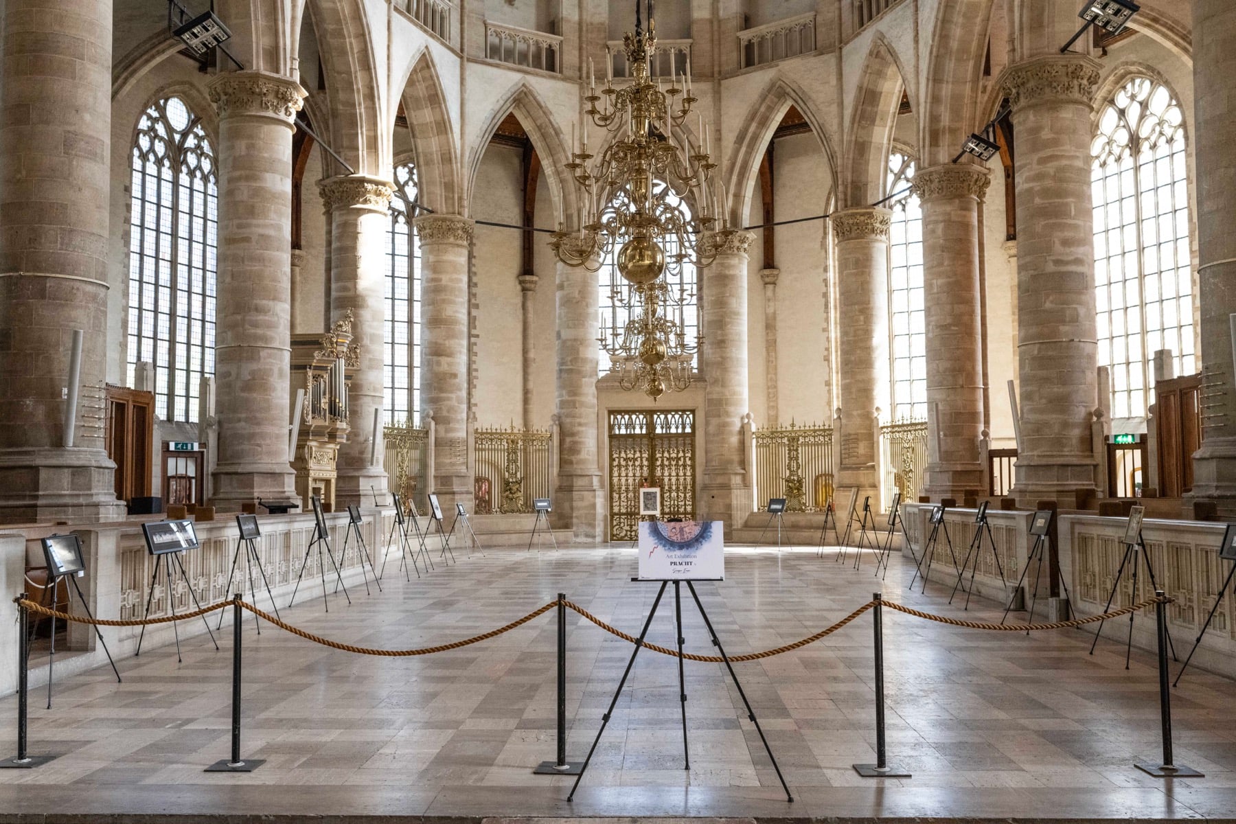 Pracht exhibition in the nave of the Laurenskerk in Rotterdam